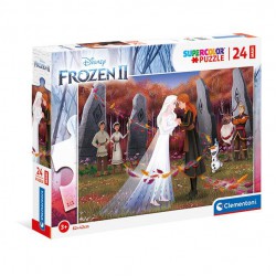 Clementoni Παιδικό Παζλ Maxi Super Color Frozen 2 24 τμχ
