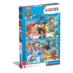 Clementoni Παιδικό Παζλ Supercolor Nickelodeon Paw Patrol 2x60 τμχ