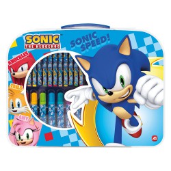 AS Art Case Σετ Ζωγραφικής Sonic The Hedgehog Για 3+ Χρονών