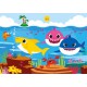 Clementoni Παιδικό Παζλ Super Color Baby Shark 2x20 τμχ