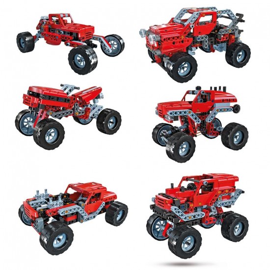 Μαθαίνω Και Δημιουργώ Build Εκπαιδευτικό Παιχνίδι Εργαστήριο Μηχανικής Monster Trucks Για 8+ Χρονών