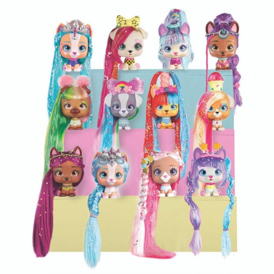 VIP Pets Σειρά Glitter Twist Συλλεκτική Κούκλα με Απίστευτα Μακριά Μαλλιά
