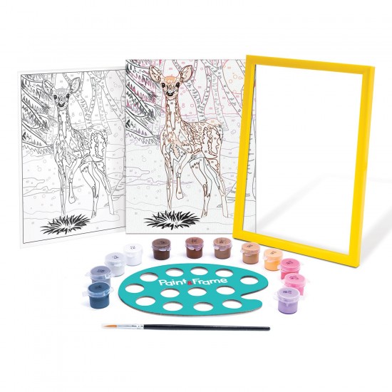 Paint & Frame Ζωγραφίζω Με Αριθμούς Snow Deer Για Ηλικίες 9+ Χρονών