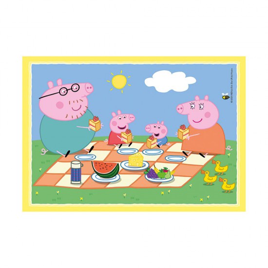 Clementoni Παιδικό Παζλ 4 in 1 Supercolor Peppa Pig 12-16-20-24 τμχ