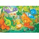 Clementoni Παιδικό Παζλ Maxi Super Color Dinos Happy Oasis 24 τμχ