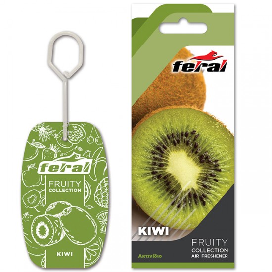 Αρωματικό Αυτοκινήτου Κρεμαστό Feral Fruity Collection Kiwi