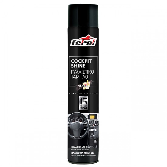 Γυαλιστικό Ταμπλό Feral Με Άρωμα Vanilla 750ml