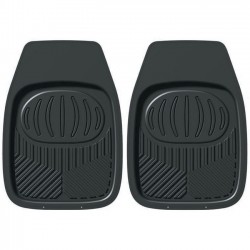 Πατάκια Αυτοκινήτου Σκαφάκια Μπροστινά Μαύρα 2Τμχ
