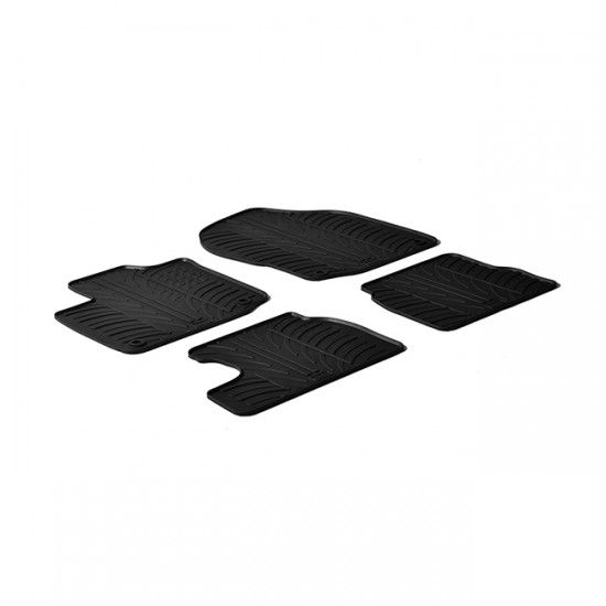 Πατάκια Αυτοκινήτου Gledring  (0304) Συμβατά Με Honda Civic 5D (Μόνο Για Βενζινοκίνητα) 2012-04.2017 4Τμχ