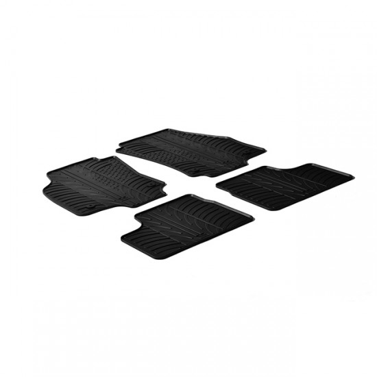 Πατάκια Αυτοκινήτου Gledring (0081) Συμβατά Με Opel Astra H 2004-2009 4 Τεμάχια