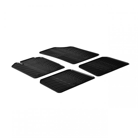 Πατάκια Αυτοκινήτου Gledring (0048) Συμβατά Με Renault Thalia / Clio 1998-2005 4 Τεμάχια