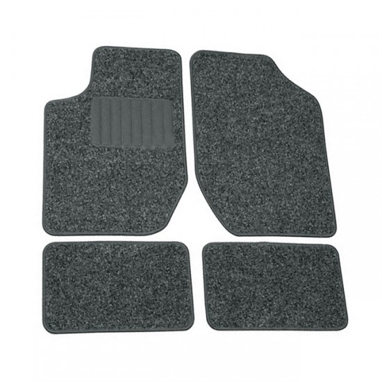 Μοκέτες Αυτοκινήτου Συμβατές Με BMW E60 2003+ Γκρι 4Τμχ