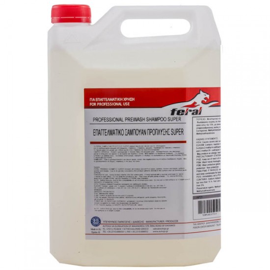 Σαμπουάν Αυτοκινήτου Πρόπλυσης Feral 4lt