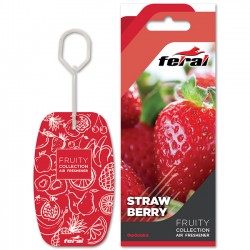 Αρωματικό Αυτοκινήτου Κρεμαστό Feral Fruity Collection Strawberry