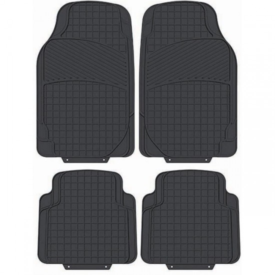 Πατάκια Αυτοκινήτου New Classic Μαύρα 4Τμχ