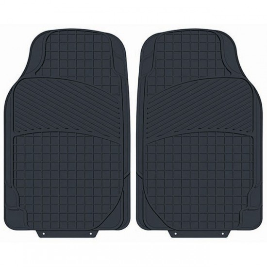 Πατάκια Αυτοκινήτου New Classic Μαύρα 2Τμχ