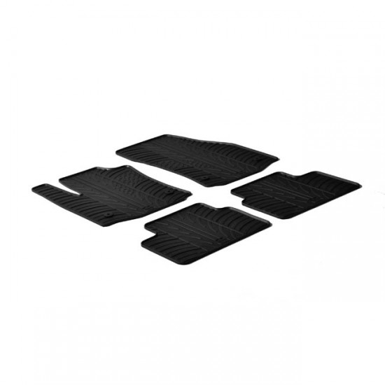 Πατάκια Αυτοκινήτου Gledring (0087) Συμβατά Με Opel Meriva B 5D 2010+ 4 Τεμάχια