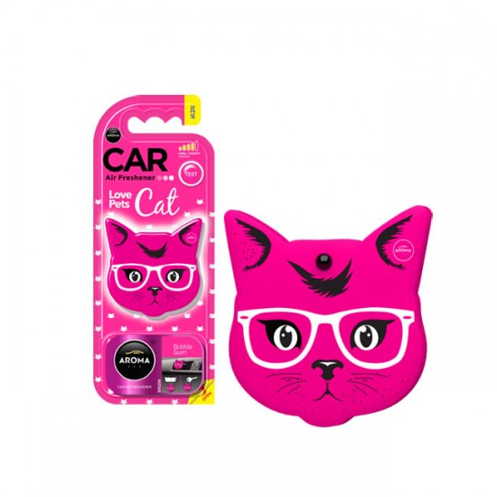Αρωματικό Αυτοκινήτου Κρεμαστό Aroma Cat Pink Blossom