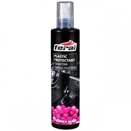 Γυαλιστικό Και Συντηρητικό Γαλάκτωμα Πλαστικών Feral Με Άρωμα Bubble 300ml