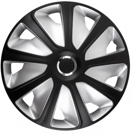 Τάσια Αυτοκινήτου Craft Μαύρα - Ασημί Με Δαχτυλίδι Χρωμίου 105100 Rc Cbx 16''