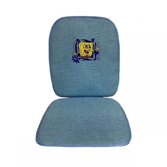 Πλατοκάθισμα Αυτοκινήτου Ψάθα Μπομπ Σφουγγαράκης Χαρούμενος Γαλάζιο 1 Τεμάχιο