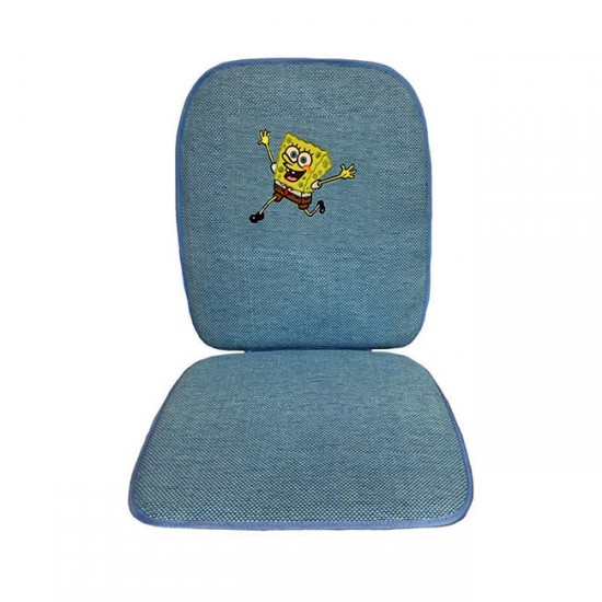 Πλατοκάθισμα Αυτοκινήτου Ψάθα Μπομπ Σφουγγαράκης Τρέχει Για Αγκαλιά Γαλάζιο 1 Τεμάχιο