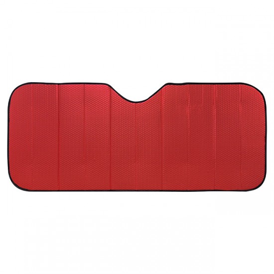 Ηλιοπροστασία Παρμπρίζ Αλουμινίου Κόκκινο Matte Large ΜΑΤΤRED 145x70cm 1Τμχ