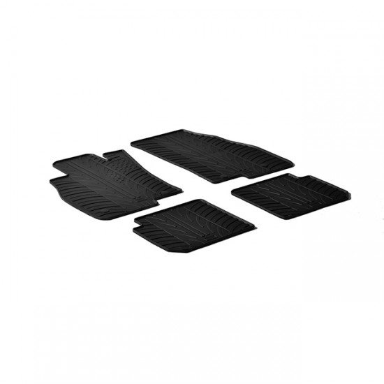 Πατάκια Αυτοκινήτου Gledring (0343) Συμβατά Με Alfa Romeo Mito 3D 2008+ 4Τμχ