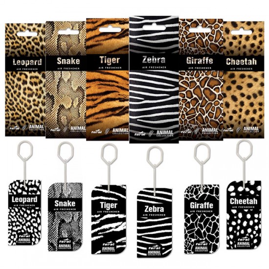 Σετ Αρωματικών Αυτοκινήτου Feral Animal Collection 6Τμχ