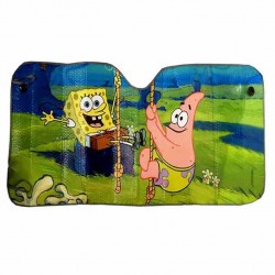 Ηλιοπροστασία Παρμπρίζ Αλουμινίου Μπομπ Σφουγγαράκης & Ρatrick 60x130cm 2385 1 Τεμάχιο