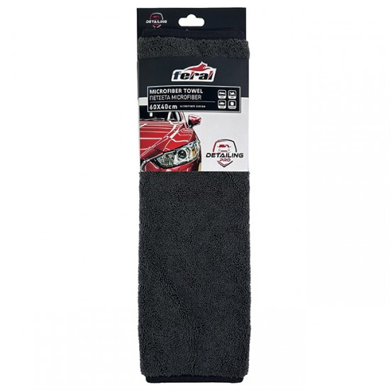 Πετσέτα Microfiber Detailing Pro Feral Drying Towel 60x40cm 1 Τεμάχιο