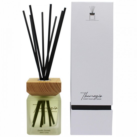 Αρωματικό Χώρου Με Sticks Themagio Exotic Sunset 200ml 1 Τεμάχιο