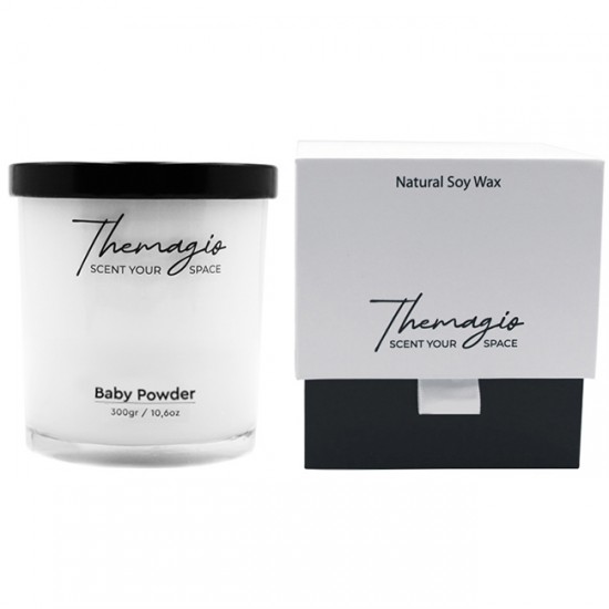 Αρωματικό Κερί Σόγιας Themagio Baby Powder 300gr 1 Τεμάχιο