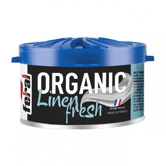 Αρωματικό Αυτοκινήτου Κονσέρβα Feral Με Άρωμα Fresh Linen 1 Τεμάχιο 40 gr