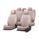 Καλύμματα Αυτοκινήτου Otom Coral Design Universal Full Δερματίνη Σετ Εμπρός / Πίσω Μπεζ CRΑL-102 11 Τεμαχίων