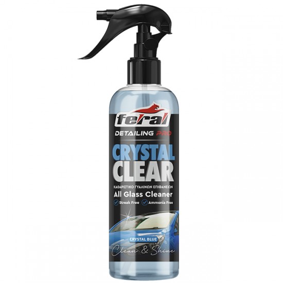 Καθαριστικό Τζαμιών Crystal Blue Feral Detailing Pro 750ml 1 Τεμάχιο