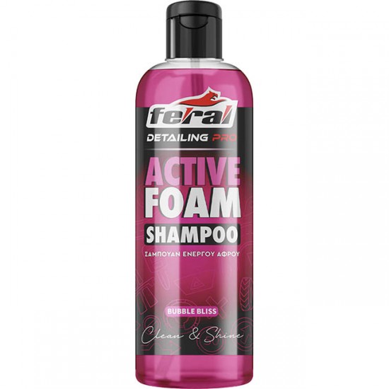 Σαμπουάν Ενεργού Αφρού Αυτοκινήτου Με Άρωμα Bubble Bliss Feral Detailing Pro 500ml 1 Τεμάχιο