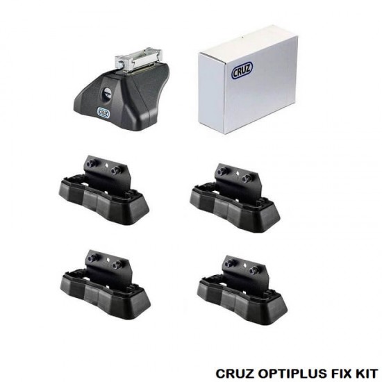 Πόδια / Άκρα Για Μπάρες Οροφής CRUZ Optiplus Fix 936-064 Για Toyota Corolla Cross 2022+ Σετ 4 Τεμάχια