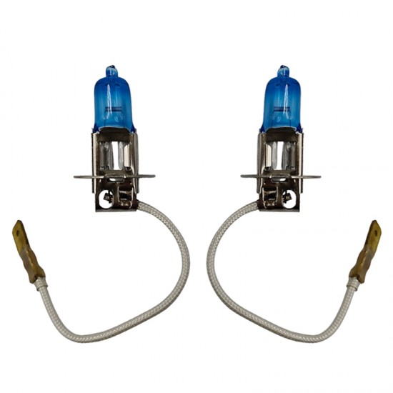 Λάμπες H3 12V 55W>100W Λευκό 5000Κ 2 Τεμάχια