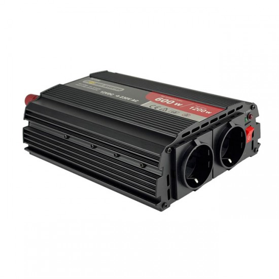 Inverter Αυτοκινήτου Από 12 Volt Σε 230 Volt 600/1200 Watt