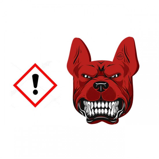 Αρωματικό Αυτοκινήτου Κρεμαστό Aroma Angry Dogs Pitbull Black