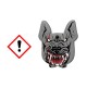 Αρωματικό Αυτοκινήτου Κρεμαστό Aroma Angry Dogs Pitbull New Car