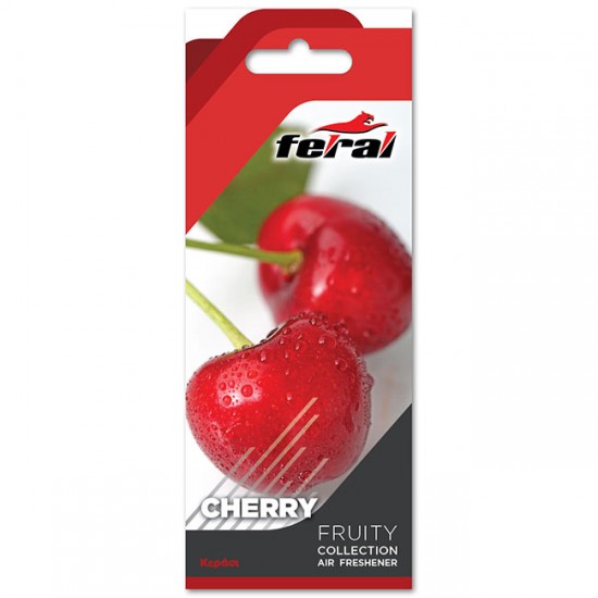 Αρωματικό Αυτοκινήτου Κρεμαστό Feral Fruity Collection Cherry