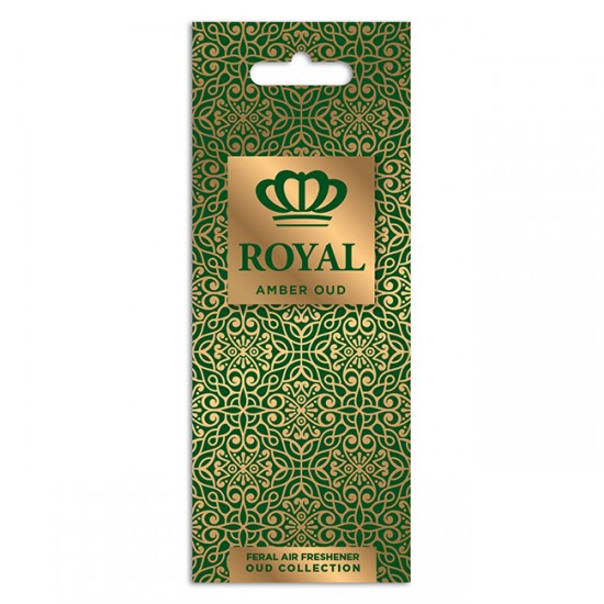 Αρωματικό Αυτοκινήτου Κρεμαστό Feral Royal Collection Amber Oud