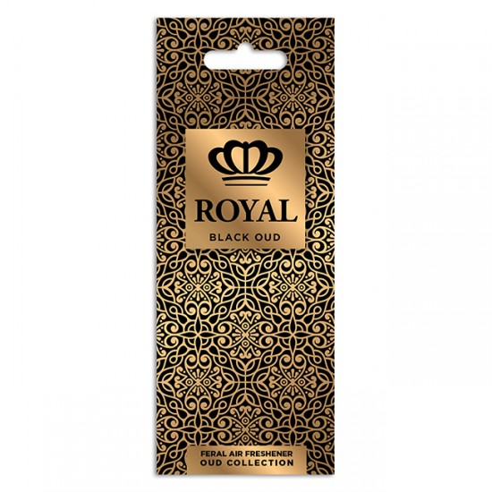 Αρωματικό Αυτοκινήτου Κρεμαστό Feral Royal Collection Black Oud