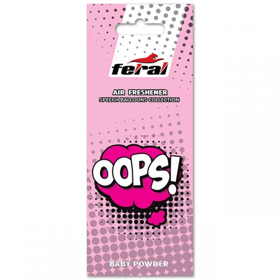 Αρωματικό Αυτοκινήτου Κρεμαστό Feral Speech Collection OOPS