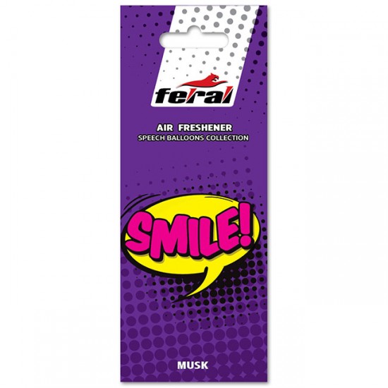 Αρωματικό Αυτοκινήτου Κρεμαστό Feral Speech Collection SMILE