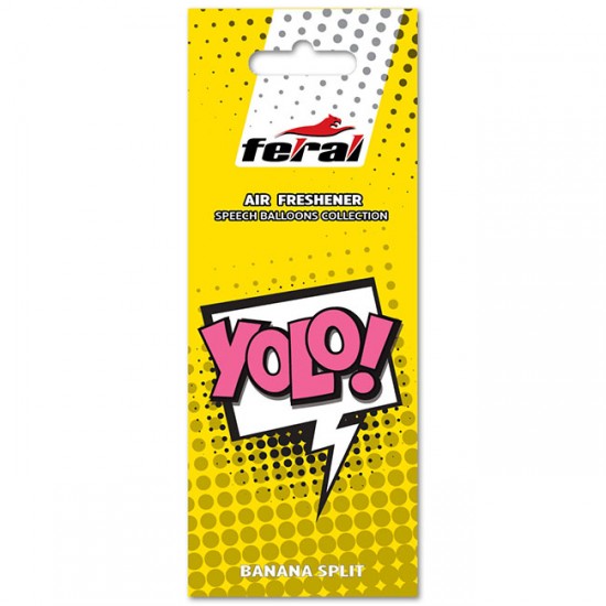 Αρωματικό Αυτοκινήτου Κρεμαστό Feral Speech Collection YOLO