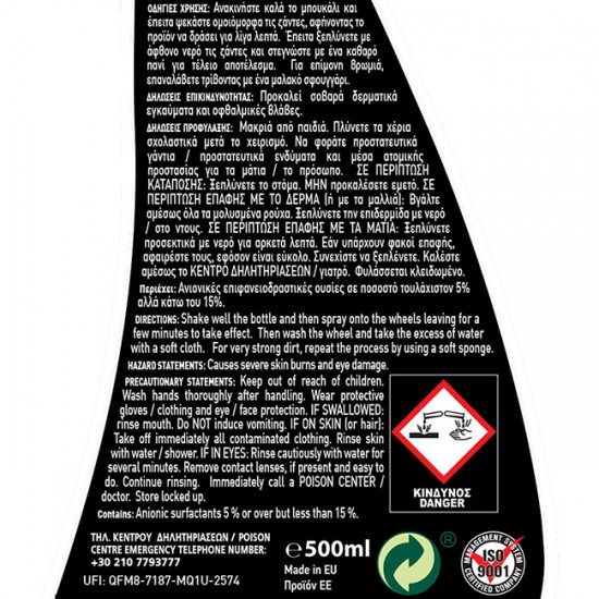 Καθαριστικό Ζαντών Feral 20lt