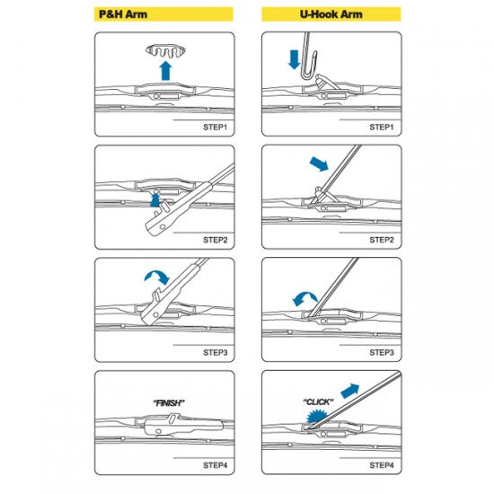 Υαλοκαθαριστήρας Feral Hybrid 18'' / 45cm 1Τμχ
